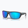"Oakley Split Shot" matinės juodos/prizm safyro spalvos poliarizuoti akiniai nuo saulės 10