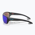 "Oakley Split Shot" matinės juodos/prizm safyro spalvos poliarizuoti akiniai nuo saulės 14
