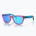 Vaikiški akiniai nuo saulės Oakley Frogskins XXS acid pink/prizm sapphire