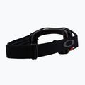 Oakley Airbrake MTB juodos spalvos metaliniai/skaidrūs dviratininko akiniai 3
