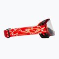 Oakley Airbrake MTB tld raudoni žaibo/skaidrūs dviračių akiniai 2