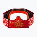 Oakley Airbrake MTB tld raudoni žaibo/skaidrūs dviračių akiniai 4