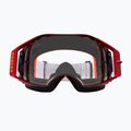 Oakley Airbrake MTB tld raudoni žaibo/skaidrūs dviračių akiniai 8