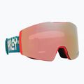 Slidinėjimo akiniai Oakley Fall Line M Pacific Chex/Prizm Snow Rose Gold Iridium