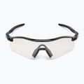 "Oakley Radar Plate" poliruoti juodi/skaidrūs iki juodų iridinių fotochrominių akinių nuo saulės akiniai 3