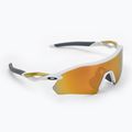 "Oakley Radar Plate" poliruoti balti/prizm 24k poliarizuoti akiniai nuo saulės