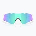 Akiniai nuo saulės Oakley Cybr Zero polished white/prizm sapphire