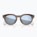 Akiniai su kamera Oakley Meta HSTN brown smoke/prizm deep water polarized 3