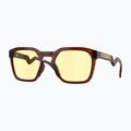 Saulės akiniai Oakley HSTN SQ 10t dark amber
