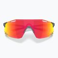 Akiniai nuo saulės Oakley Cybr Dyno matte crystal black/prizm ruby with pink ink 3