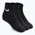 Kojinės Nike Everyday Cushioned Ankle 3 poros black/white