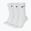 Kojinės Nike Everyday Plus Cushioned 3 poros white/black