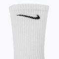 Kojinės Nike Everyday Plus Cushioned 3 poros white/black 3