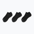 Nike Everyday Plus Cushion kojinės 3 poros juodos/baltos