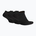 Nike Everyday Plus Cushion kojinės 3 poros juodos/baltos 4