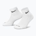Kojinės Nike Everyday Plus Cushioned Ankle 3 poros white/black 3