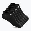 Kojinės Nike Everyday Lightweight No Show 6 poros black/white