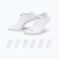 Kojinės Nike Everyday Lightweight No Show 6 poros white/black 5