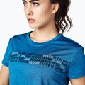 Moteriški treniruočių marškinėliai STRONG ID Crop Knit Tee blue Z1T02350 4