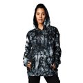 Moterų STRONG ID Tie-Dye Pullover Hoodie Black Z2T00490 4