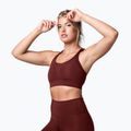 Fitness liemenėlė STRONG ID Active Reguliuojama bordo spalvos Z1T02685 3