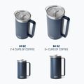 Kavos virimo aparatas YETI French Press 1,9 l navy 14