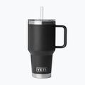 Termosas YETI Rambler Straw 1000 ml black