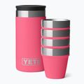 Turistinės taurės YETI Shot 48 ml 4 pcs. tropical pink