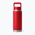 Termo gertuvė YETI Rambler Straw 769 ml rescue red 2