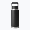 Termo gertuvė YETI Rambler Straw 769 ml black 2