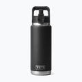 Termo gertuvė YETI Rambler Straw 769 ml black 3