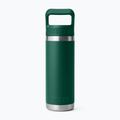 Termo gertuvė YETI Rambler C Straw 532 ml black forest green 2