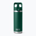 Termo gertuvė YETI Rambler C Straw 532 ml black forest green 3