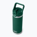 Termo gertuvė YETI Rambler C Straw 532 ml black forest green 5