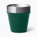 Turistinės taurės YETI Shot 48 ml 4 pcs. black forest green 4