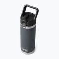 Termo gertuvė YETI Rambler C Straw 532 ml charcoal 5