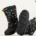 Sorel Flurry Print Boys juodi/juodi vaikiški sniego batai 8