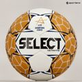 SELECT Ultimate LM v23 EHF oficialus baltos/auksinės spalvos rankinio kamuolys, dydis 3 5