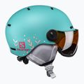 Vaikiškas slidinėjimo šalmas Salomon Grom Visor S2 blue L40837000 4