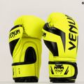 Vaikiškos bokso pirštinės Venum Elite Boxing neo yellow 7