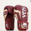 Bokso pirštinės Venum Elite burgundy/gold 6