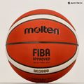 Molten basketball B6G3800 FIBA oranžinis dydis 6 4