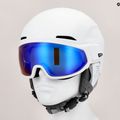 Slidinėjimo šalmas Alpina Alto Q-Lite white matt/blue revo 11