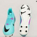 Vaikiški futbolo bateliai Nike Jr Zoom Mercurial Superfly 9 Academy FG/MG hyper turquoise/black/ white/fuchsia dream 8