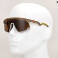 Akiniai nuo saulės Oakley Bxtr Patrick Mahomes II matte terrain tan/prizm tungsten 12