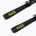 Vaikiškos kalnų slidės Fischer RC4 RACE JRs + FJ7 CA JRs juoda/geltona 9