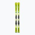 Kalnų slidės Fischer RC4 Noize ST Yellow Superflex + apkaustai RC4 Z12 GW PR