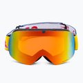 Red Bull SPECT Soar matiniai tamsiai mėlyni/mėlyni/oranžiniai raudoni veidrodiniai/raudoni sniego 004 slidinėjimo akiniai 2