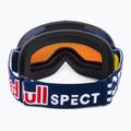 Red Bull SPECT Soar matiniai tamsiai mėlyni/mėlyni/oranžiniai raudoni veidrodiniai/raudoni sniego 004 slidinėjimo akiniai 3