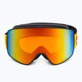 Red Bull SPECT Rush matiniai juodi/juodi/oranžiniai raudoni veidrodiniai/raudoni sniego 013 slidinėjimo akiniai 2